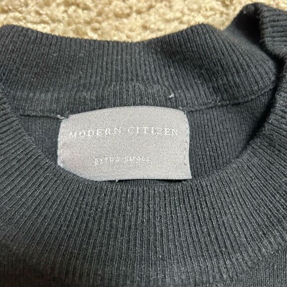 Modern Citizen Yara black side zip sweater‎ women’s XS BIN S - Picture 6 of 9